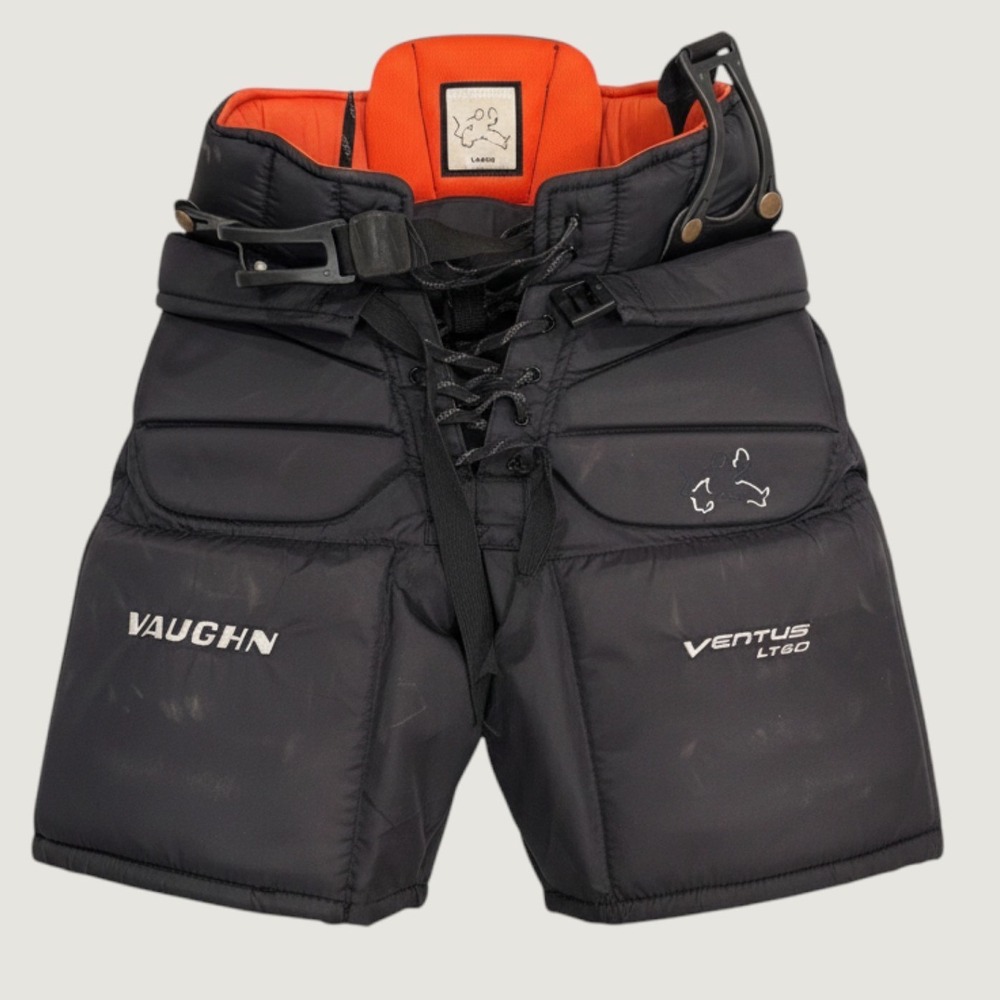 Vaughn Ventus LT60 Goalie Pants Black Orange Ice Hockey Padded Shorts Large